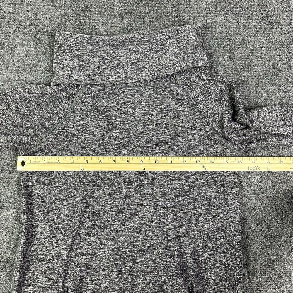 Lululemon Shirt Women 4 Heather Gray Make A Move Cowl Neck Stretch Athletic READ - Picture 6 of 11